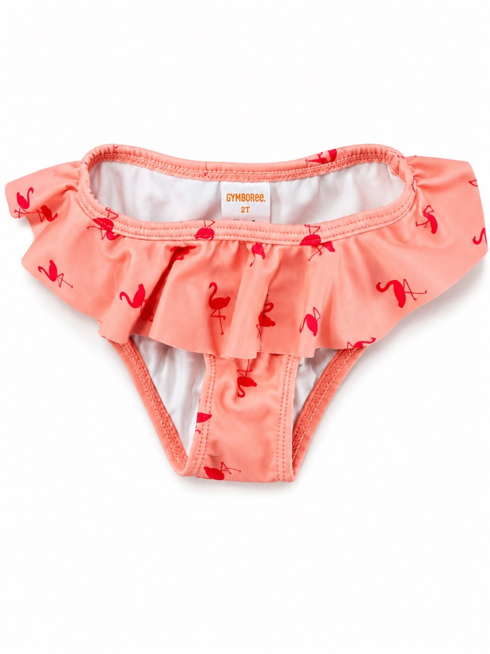 Gymboree Coral Pink Flamingo Ruffle Bikini Bottom